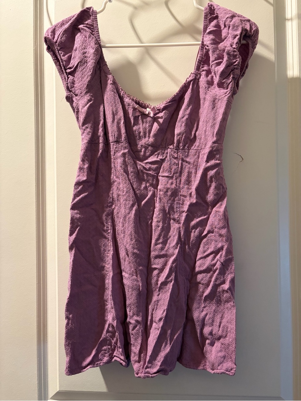 Purple Women’s babydoll style mini dress